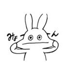 バカにしてくるうさぎ（個別スタンプ：4）