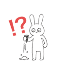 バカにしてくるうさぎ（個別スタンプ：6）