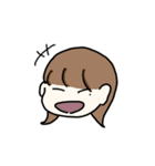 かわいい女の子パック（個別スタンプ：1）