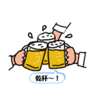 酒飲みさんのスタンプ〜酔男さん編1〜（個別スタンプ：4）