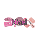 ♡pink pink pink♡（個別スタンプ：8）