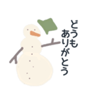 おとぼけ雪だるま（個別スタンプ：16）