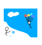 つまらない棒人間スタンプ 1（個別スタンプ：10）