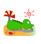 ヘタかわ動物たち（個別スタンプ：8）