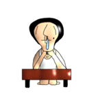 キモカワ男のシュールなスタンプ（個別スタンプ：5）