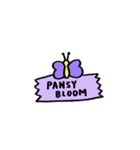 PANSY BLOOM（個別スタンプ：11）