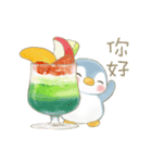 ソーダペンギン7:ケーキ達ウサギと日常会話（個別スタンプ：2）