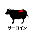牛の解体部位（個別スタンプ：9）