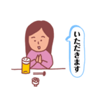 酒飲みさんのスタンプ〜酔子さん編1〜（個別スタンプ：3）