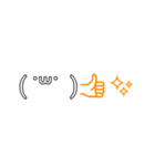 色々顔文字スタンプ第3弾.（個別スタンプ：1）