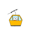 スノーボードウサギ2（個別スタンプ：30）