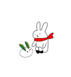 スノーボードウサギ2（個別スタンプ：33）