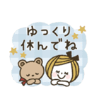 *.•日常使い♡ボブGIRL＆リボンBEAR•.*（個別スタンプ：11）