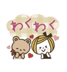 *.•日常使い♡ボブGIRL＆リボンBEAR•.*（個別スタンプ：22）