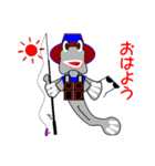 ミナミトビハゼが沖縄でカヤックやキャンプ（個別スタンプ：20）