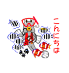 ミナミトビハゼが沖縄でカヤックやキャンプ（個別スタンプ：25）