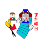 ミナミトビハゼが沖縄でカヤックやキャンプ（個別スタンプ：36）