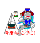 ミナミトビハゼが沖縄でカヤックやキャンプ（個別スタンプ：40）