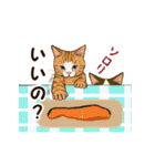 家猫たちの日常で見せるかわいい仕草2（個別スタンプ：25）