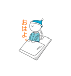 頑張って作ったスタンプですよろしく（個別スタンプ：2）