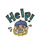 露草の男子 2（個別スタンプ：17）