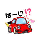 リロさんの赤いスポーツカーで挨拶（個別スタンプ：2）