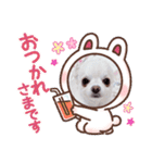ちわわのみるくぷりんここあ（個別スタンプ：16）