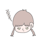 おさげな日なんです（個別スタンプ：3）