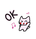 のとにゃんが英語で気持ちを伝えるよ（個別スタンプ：2）