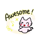 のとにゃんが英語で気持ちを伝えるよ（個別スタンプ：9）