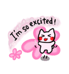 のとにゃんが英語で気持ちを伝えるよ（個別スタンプ：10）