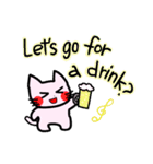 のとにゃんが英語で気持ちを伝えるよ（個別スタンプ：20）