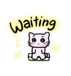 のとにゃんが英語で気持ちを伝えるよ（個別スタンプ：24）