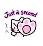 のとにゃんが英語で気持ちを伝えるよ（個別スタンプ：25）