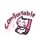 のとにゃんが英語で気持ちを伝えるよ（個別スタンプ：28）