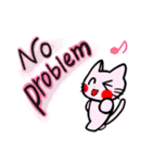 のとにゃんが英語で気持ちを伝えるよ（個別スタンプ：30）