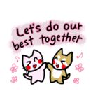 のとにゃんが英語で気持ちを伝えるよ（個別スタンプ：33）