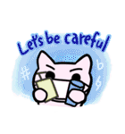 のとにゃんが英語で気持ちを伝えるよ（個別スタンプ：34）
