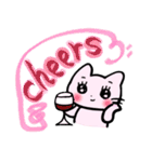 のとにゃんが英語で気持ちを伝えるよ（個別スタンプ：36）
