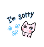のとにゃんが英語で気持ちを伝えるよ（個別スタンプ：37）