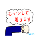 日常の一コマ。アニマル登場（個別スタンプ：19）