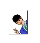 働く男性シリーズ：ボーイ JW（個別スタンプ：2）
