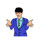 働く男性シリーズ：ボーイ JW（個別スタンプ：4）