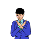 働く男性シリーズ：ボーイ JW（個別スタンプ：7）