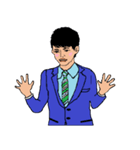 働く男性シリーズ：ボーイ JW（個別スタンプ：8）