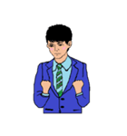 働く男性シリーズ：ボーイ JW（個別スタンプ：9）
