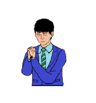 働く男性シリーズ：ボーイ JW（個別スタンプ：10）