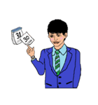 働く男性シリーズ：ボーイ JW（個別スタンプ：12）