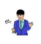 働く男性シリーズ：ボーイ JW（個別スタンプ：13）