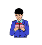 働く男性シリーズ：ボーイ JW（個別スタンプ：17）